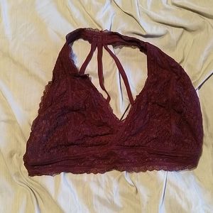 Size 0 or 14 plus size halter bralette
